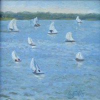 Sailboats on Lake Calhoun, One