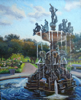 Lake Harriet Rose Garden Fountain