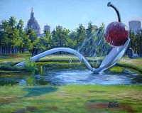 Cherry and Spoon Walker Sculpture Garden
