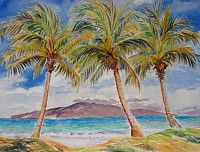 Three Palm Trees, Maui
