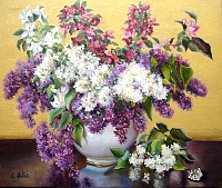 Spring Bouquet with Lilacs